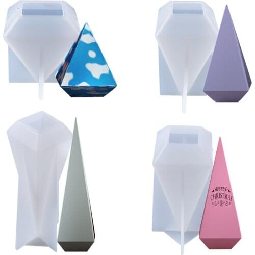 Cone Silicone Mold Diy Mold Candle Soap Mold Pendant Casting Jewelry Mold 3d Silicone Handmade Crystal Resin Mold Candle Making