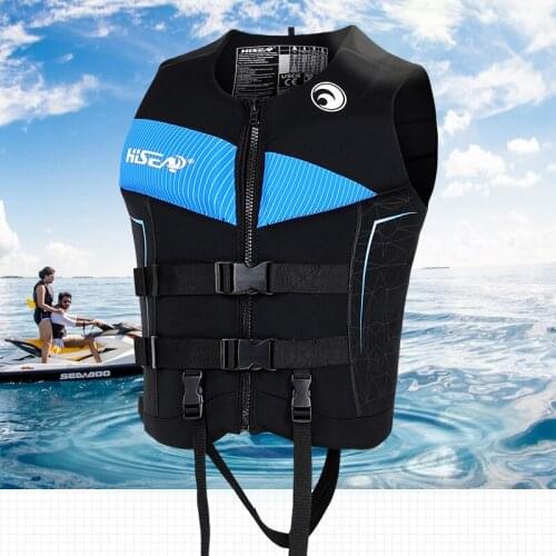 New summer children adult life jacket neoprene safety vest outdoor water sports swimming surfing rafting boating life vest