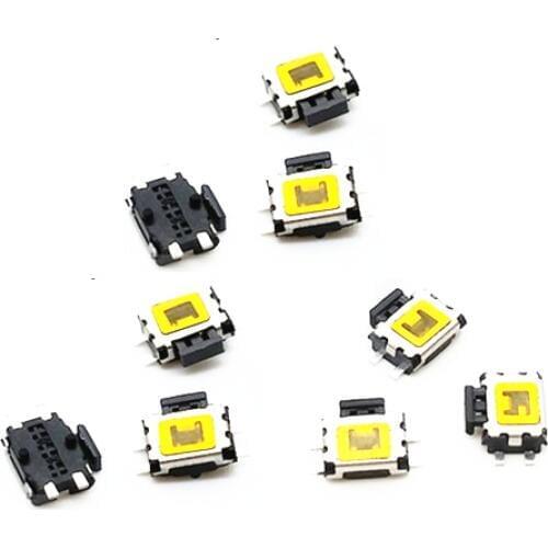 100Pcs Tortoise Type SMD 3.5mm*4.7mm Micro Push Button Tactile Tact Electronic Switch