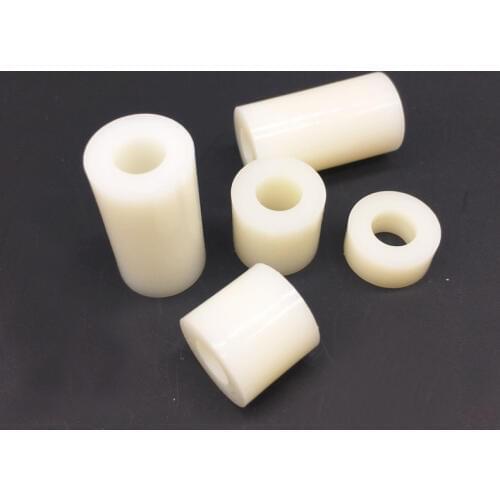 Wkooa M6 ABS Nylon Round Standoff Spacer PCB Board Spacer Washers No Threads Pack 1000