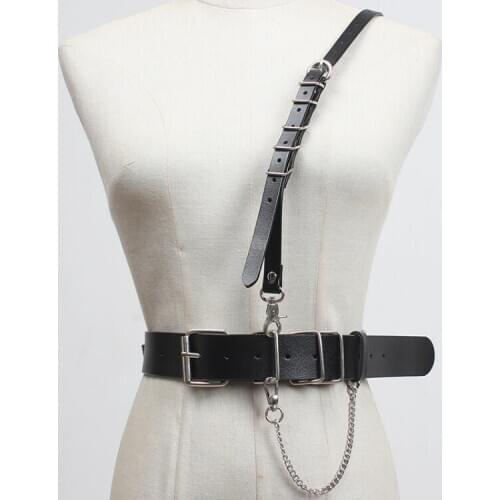 Womens runway fashion genuine leather shoulder Cummerbunds female Dress Corsets Waistband Belts decoration wide belt R3149