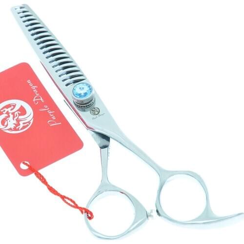 9CR Steel 440C 6.0 Inch Dogs Thinning Scissors 18 Teeth Professional Pets Grooming Shears Animals Hair Trimming Tijeras A0182B