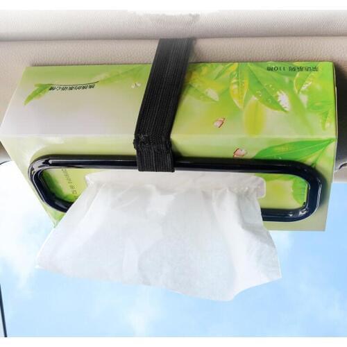 Car sun visor napkin box bracket for Toyota Camry Corolla RAV4 Yaris Highlander/Land Cruiser/PRADO Vios Vitz/Reiz Prius Levin