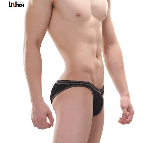 Color fashion sexy Jitu bag sweat absorbent breathable underwear briefs modal Men 13022
