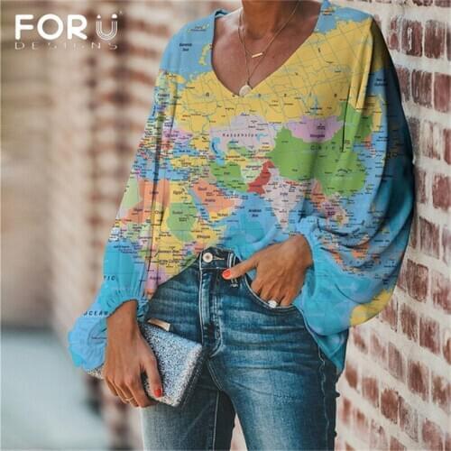 FORUDESIGNS Womens Office Shirts