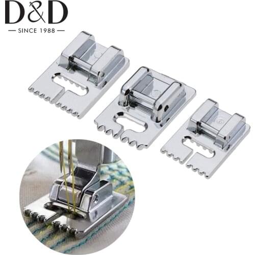 5 Grooves Sewing Machine Foot Making Pleat Tank Presser Feet for Domestic Sewing Machine DIY Sewing Machine Accessories