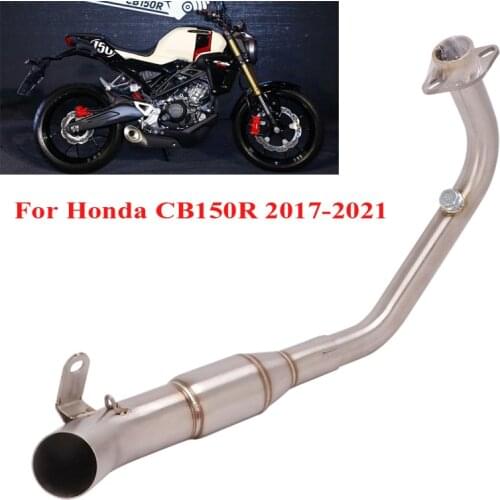 Motorcycle Exhaust Slip on System Connect Link Tube for Honda CB150R 2017-2021