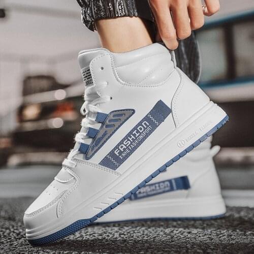 2021 New Hot Men Shoes Fashion Warm Fur Winter Men Boots Autumn Leather Footwear for Man New High Top Canvas Casual Shoes Men