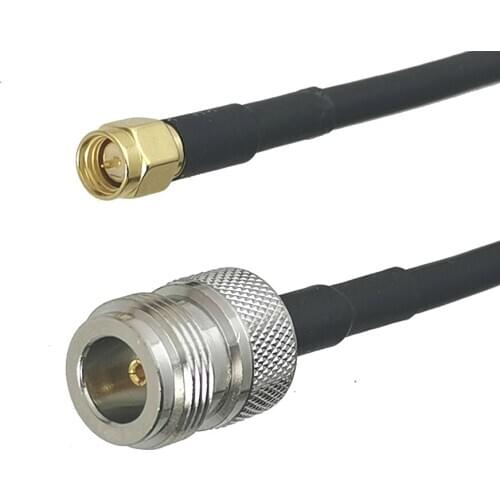 N Female Jack To SMA Male RG58 RF Cable Jumper Pigtail 50cm