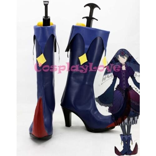 Newest Custom Made Japanese Anime Puella Magi Madoka Magica Walpurgis Night Cosplay Shoes Long Boots For Halloween