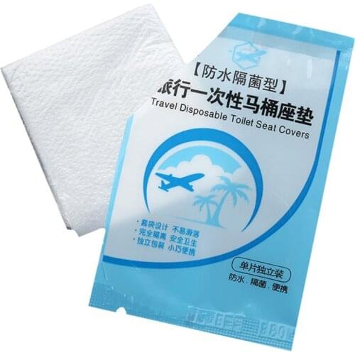 5pcs/10pcs/20pcs Disposable Toilet Seat Covers Camping Bathroom Accessiories Waterproof Mat