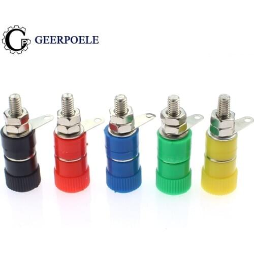 4MM Banana Connector JS 919 Wire Connector Terminal Block Plug Socket PCB Konektory Elektryczne Feminino Konektor