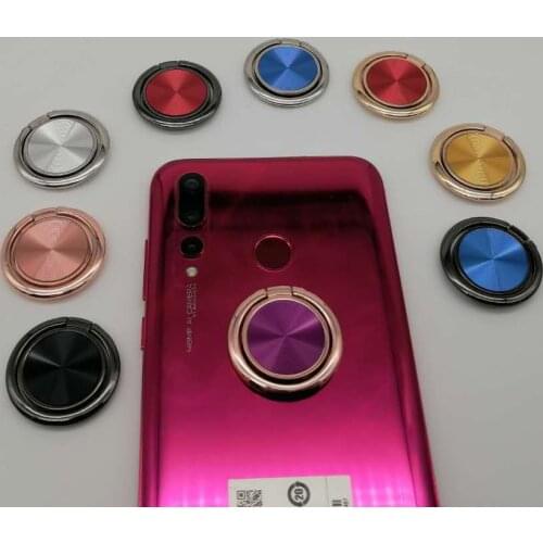 New Store Promotional Price High Quality Zinc Alloy Phone Bracket 360 Degrees Rotatable CD Texture Finger Ring Phone Bracket