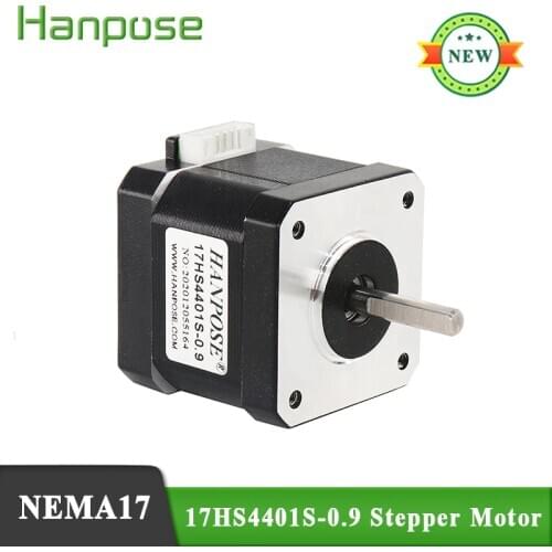 New products Nema17 Stepper Motor 4-lead 1.7A 65oz.in 40N.CM 17HS4401S-0.9 degree motor for 3D Medical machinery