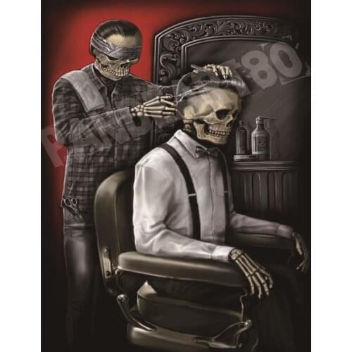 Shave & Cut Barber Shop Decoration Vintage Kraft Paper Poster Interior Painting Wall Sticker HD Inkjet Printing Art Wall Chart E