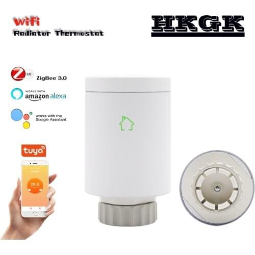 Zigbee 3.0 smart Thermostatic valve,must work with Tuya Wireless ZigBee Gateway Hub