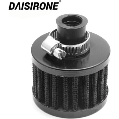 Universal Small Air Filter Motorcycle Turbo High Flow Racing Cold Air Intake Filter Mushroom Head Car Accessories 12MM