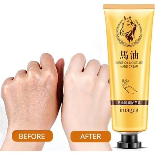 Horse Oil Repair Hand Cream Winter Anti-crack Hand Cream Skin Whitening Hand Cream Long-lasting Moisturizing TSLM2