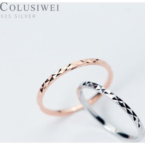 All Size 925 Sterling Silver Full of Star Sparkling Female Rings for Women Simple Geometric Ring Sterling Silver Fine Jewelry