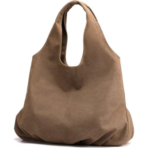 Kvky women hand bag 2020 new retro canvas tote bag schoudertas dames ladies large shoulder bag woman handbag sac a mains femme