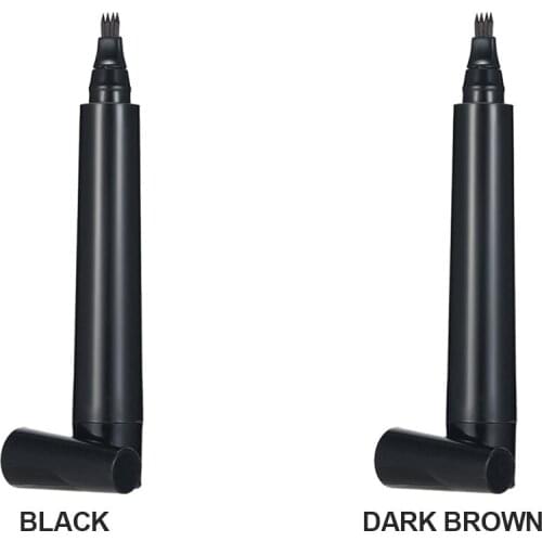 1pc Beard Filling Pen Kit Eyebrow Hair Moustache Filler Pencil Beard Brush Durable Facial Engraving Styling Tools