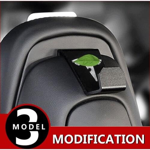 1 pcs Car Seat Back Headrest Mount Hanger Holder Storage Hook Clip with Tesla Logo for Tesla Model S X