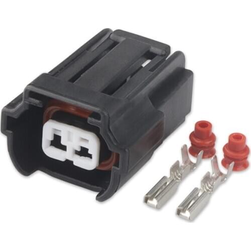 100sets Sumitomo DL 090 2 Pin Female Auto Connector Waterproof Fuel Injector Car Plug 6195-0043 For Santana Passat B