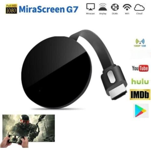 1080P HD G7 Android TV Stick MiraScreen Video WiFi Display TV Dongle DLNA Airplay Miracast Media Streamer Adapter