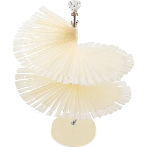 120 Grids Nail Showing Shelf Fake Nail Tips Color Display Holder Nail Decoration Color Card Nail Art Practice Showing Tools