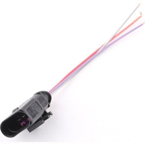 1J0973803 For VW Beetle Golf Passat For AUDI A3 A4 A5 A6 Q7 For Skoda Superb For Seat 3 PINS Connector Plug Wire Pigtail 3-Way