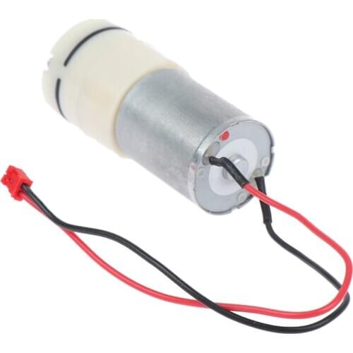 370 Air Vacuum Pump Air Motor Pump With Carbon Brush, DC 6V 3.2L/min Large Flow Oxygen Pump Sphygmomanometer Breast Pump