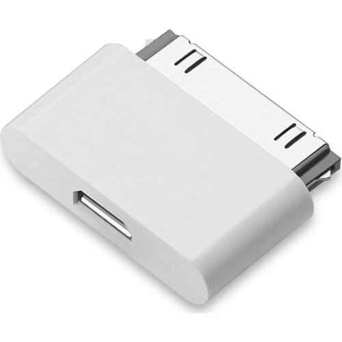 Ascromy Micro USB Adapter Charging Converter for Apple iphone 4s 4 3gs iPhone4S for ipad 2 3 30pin Cable Charger Line USB 30 Pin