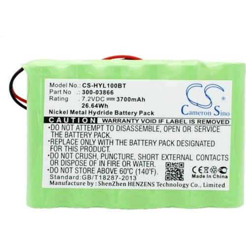 Cameron Sino 3700mAh Battery 300-03866 for Honeywell lynx 5100, 5200, 5210, touch 7000