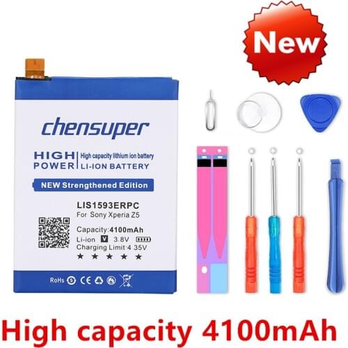 Chensuper 4100mAh LIS1593ERPC Battery for Sony Xperia Z5 E6603 E6653 E6633 E6683 E6883