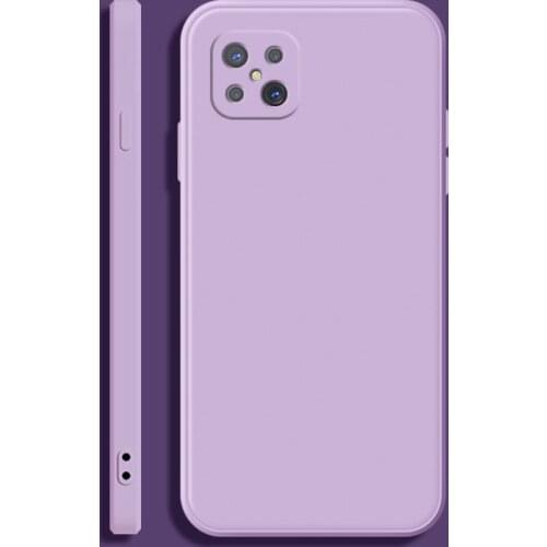 For OPPO Reno 4Z 5G Soft TPU Silicone Protective Square Phone Casing Simple Purea Colors Back Cover Fundas