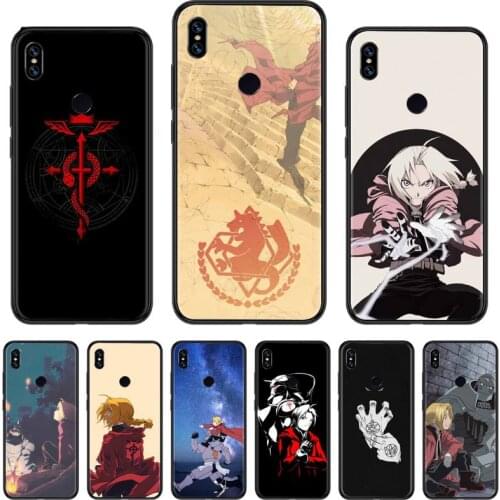 Anime Fullmetal Alchemist Phone Case For Xiaomi Redmi 7 8 9t a3 9se k20 mi8 max3 lite 9 note 9s 10 pro