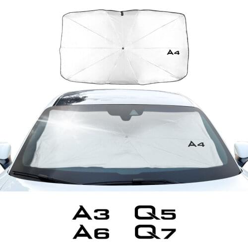 Car Windshield Parasol Cover Sun Shade Protector For AUDI A3 8P 8V A4 B8 B6 A6 C6 C5 C7 Q2 Q3 Q5 Q7 TT Auto Accessories Anti-UV
