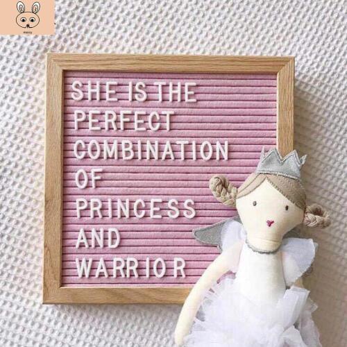 Wooden Frame Changeable Symbols Numbers Characters Message Boards For Home Office Hogard Hot Beautiful Felt Letter Board