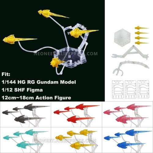 Tamashii Flame Impact Missile Effect Model Rider RG HG SD Gundam Model Figma SHF Action Figure Stand Holder Toys Accessories