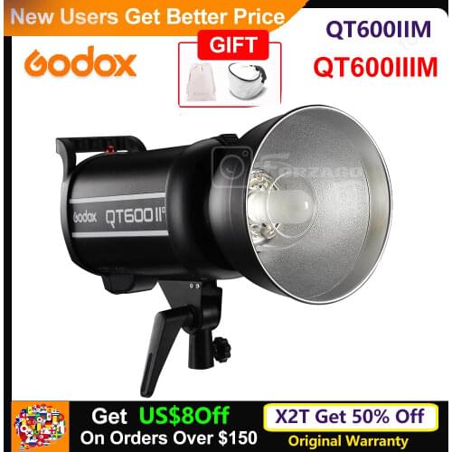 Godox QT600II QT600IIM 600WS GN76 1/8000s High Speed Sync Flash Strobe Light Built in 2.4G Wireless System VS Godox AD600Pro