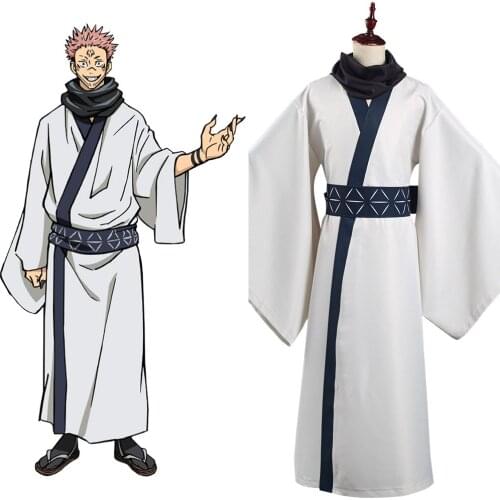 Jujutsu COS Kaisen Sukuna Ryoume Cosplay Costume Kimono Outfits Halloween Carnival Suit