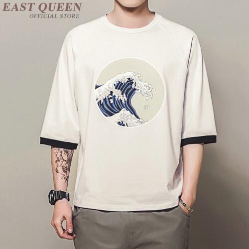 Chinese traditional shirt yukata Japanese kimono shirt men male linen male kimono outfit clothes KK2099 Y