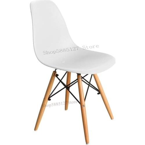 Computer Chair Home Backrest Solid Wood Makeup Stool Dining Chair Office Chair University Student Dormitory Writing Seat Simple