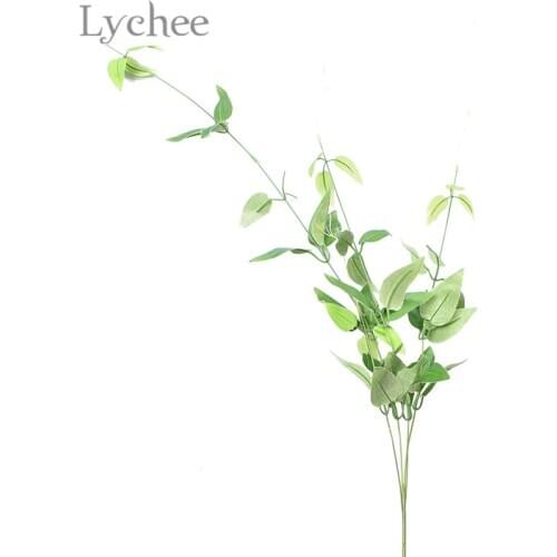Lychee Life Artificial Succulents Green Vine Wall Hanging Simulation Plant Home Living Room Decoration