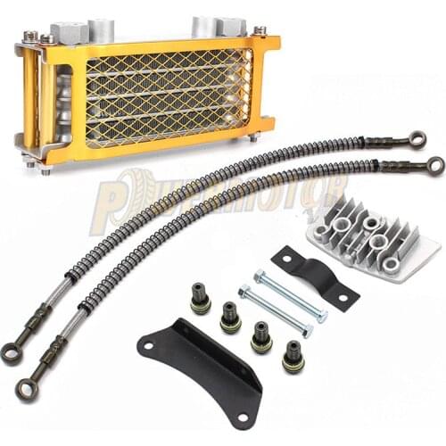 Motorcycle Engine Oil Cooler Radiator Engine For Lifan Yinxiang Zongshen Loncin Shineray Kayo Bosuer Xmoto 50CC 70CC 90CC 110CC