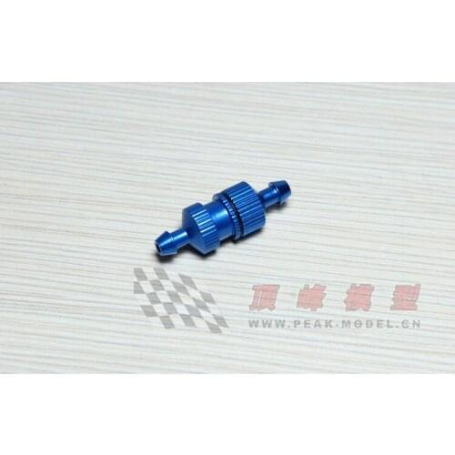 Metal blue oil filter suit for gasoline and methanol pipe tube