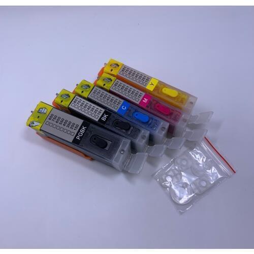 YOTAT Fulll Refillable ink cartridge PGI-550XL PGI-550 CLI-551 For Canon Pixma IP7250 MG5450 MX925 MG5550 MG6450 MG5650 MG6650