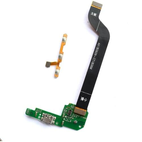 New power on/off main board connector flex USB charging charger connector flex cable microphone For Xiaomi Redmi 6 6A