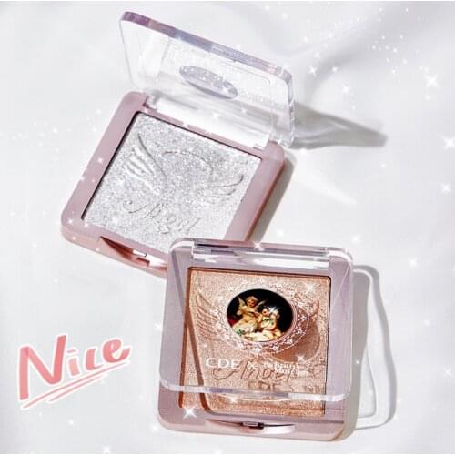 Angel Highlighter Powder Compacting Tray to Brighten the Three-Dimensional Water-Glossy Glitter Delicately Conceal Pores