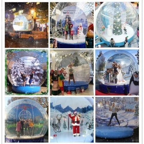 Happy Inflatable 5.5m Snowflake Ball Decoration Christmas Ball inflatable decorations,inflatable merry decorations